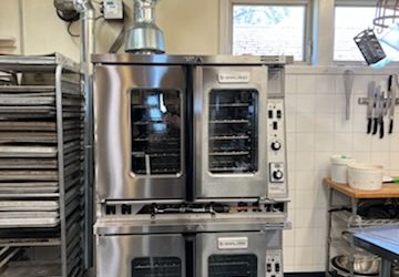 Commercial oven installation